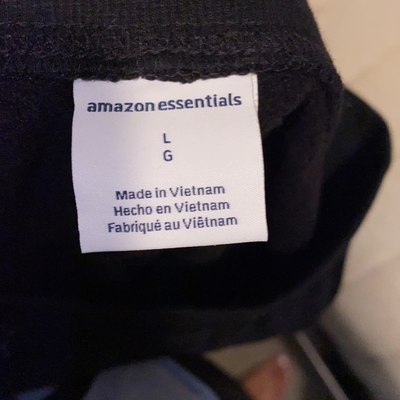 Black fleece joggers - Picture 4 of 5